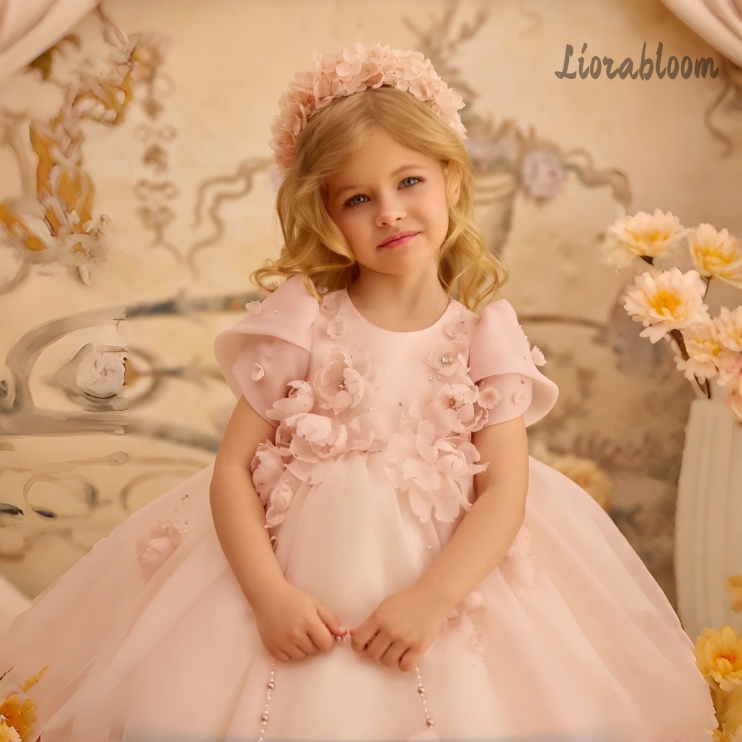 Women'S Formal Wear For Wedding - Customized Girls' Formal Wear Full-Skirted Princess