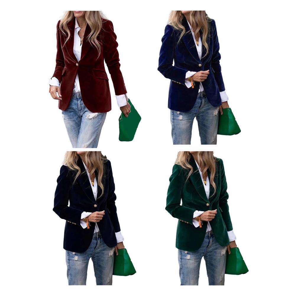 Velvet Large Size Women Prom P - Women'S Formal Wear Tuxedo ulasan dan harga