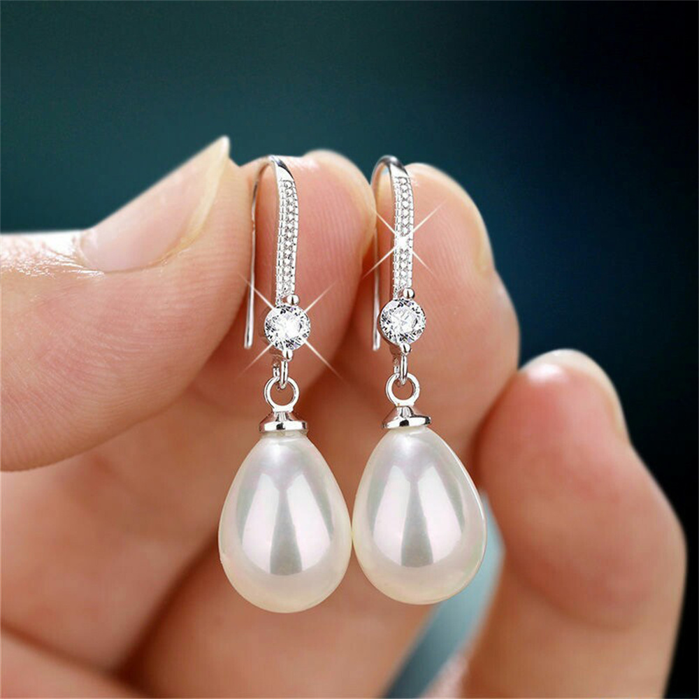Imitation Pearl Earrings Light - Formal Wear Jewelry For Women ulasan dan harga