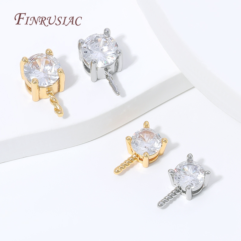 18K Gold Plated CZ Prong Set P - Pearl Necklace Set ulasan dan harga